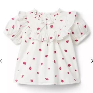 Ladybug Ruffle Top